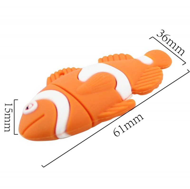 pvc fish usb flash drive