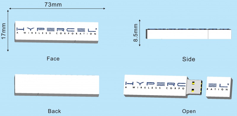 pvc customized usb flash drive