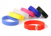 Silicone wristband usb flash drive