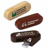 Wooden Swivel  usb flash drives 