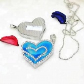 Jewelry Heart shaped usb flash drive